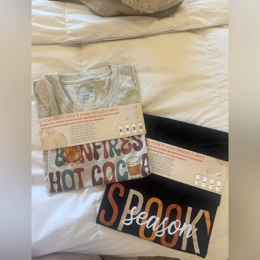 NEW! 2-Pack Fall T-Shirts